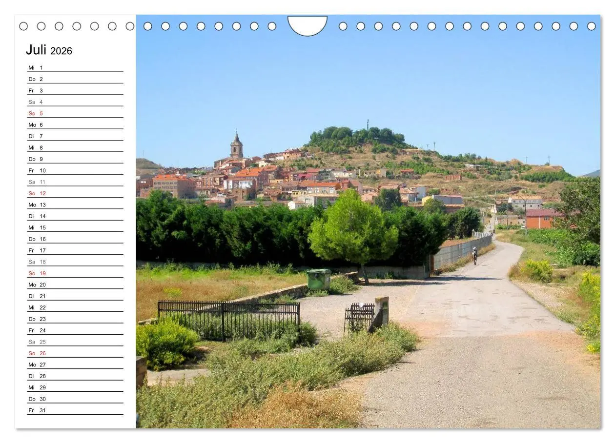 Bild: 9783457988770 | Jakobsweg - Camino Frances (Wandkalender 2026 DIN A4 quer),...