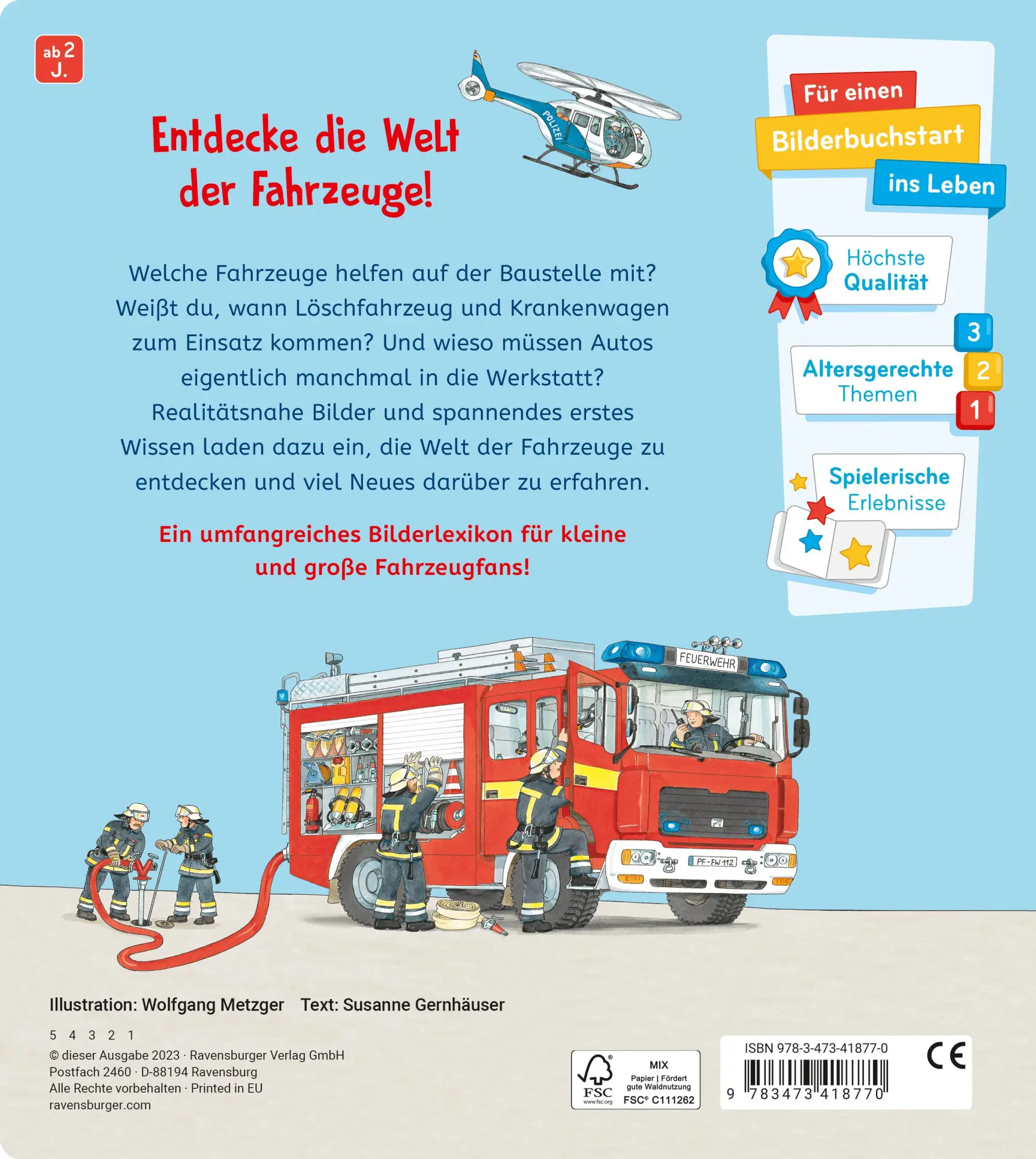 Rückseite: 9783473418770 | Ein Bilder-Wörterbuch zum Entdecken, Benennen und Staunen | Gernhäuser