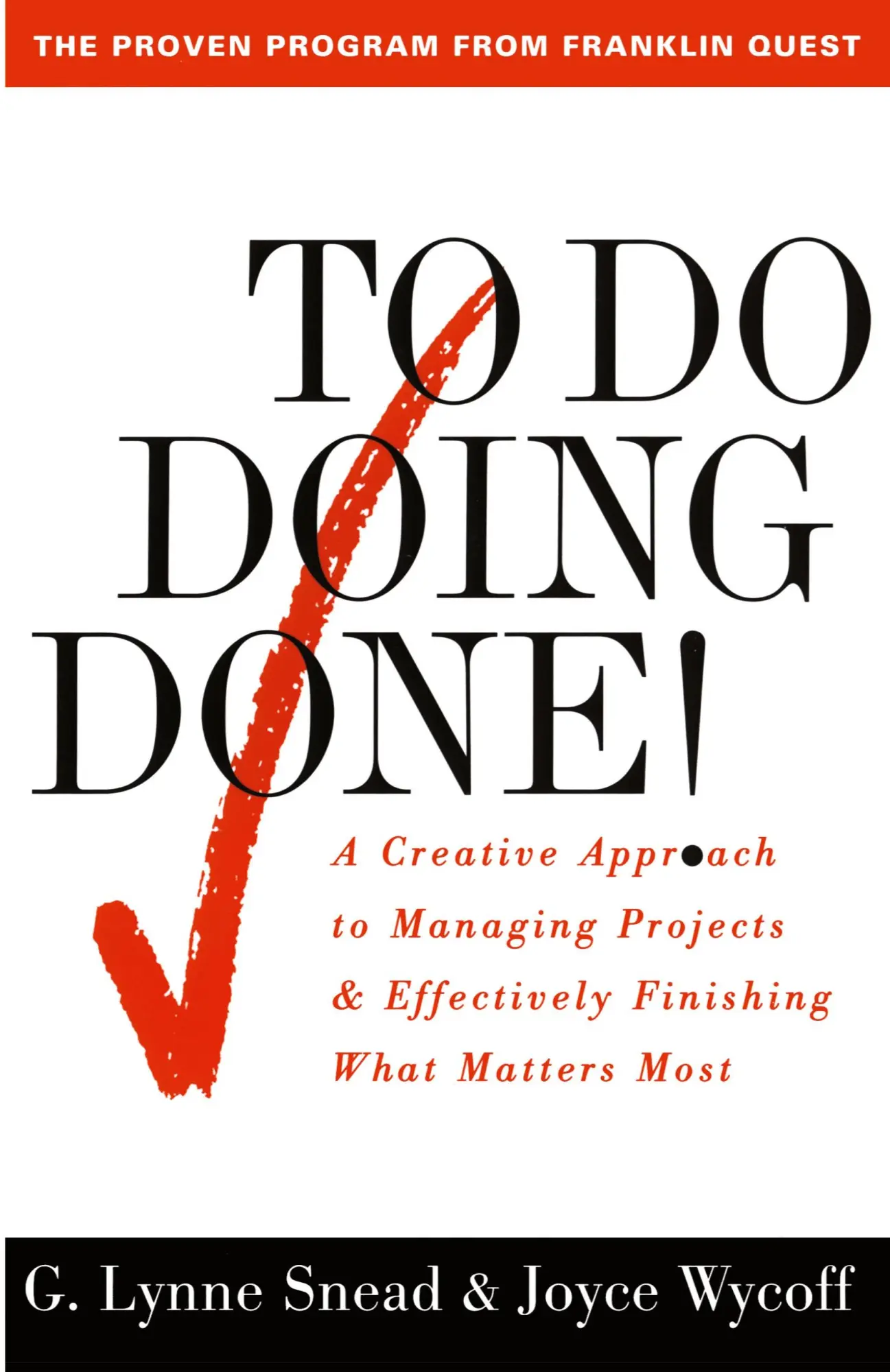 Cover: 9780684818870 | To Do Doing Done | G. Lynne Snead | Taschenbuch | Englisch | 1997