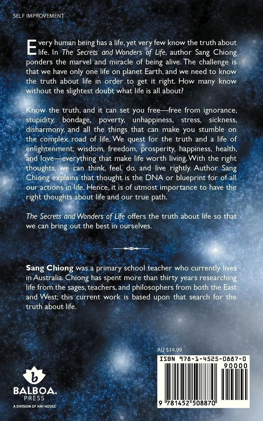 Rückseite: 9781452508870 | The Secrets and Wonders of Life | Sang Chiong | Taschenbuch | Englisch