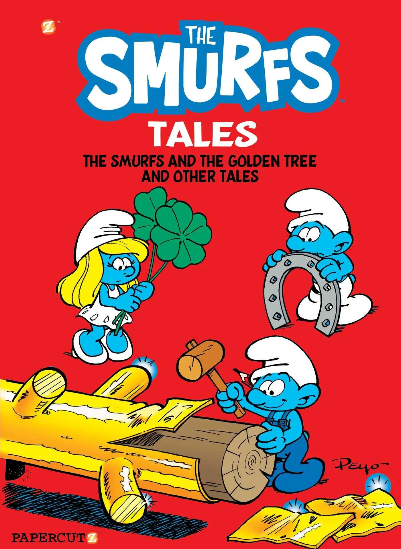 Cover: 9781545808870 | The Smurfs Tales Vol. 5 | The Golden Tree and Other Tales | Peyo