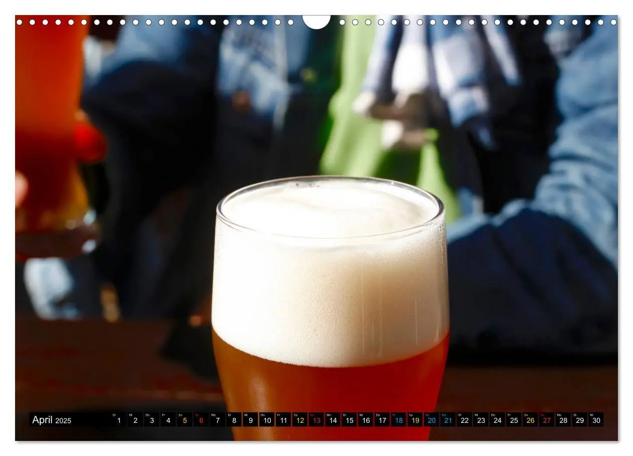 Bild: 9783435338870 | Biergenuss zu jeder Jahreszeit (Wandkalender 2025 DIN A3 quer),...