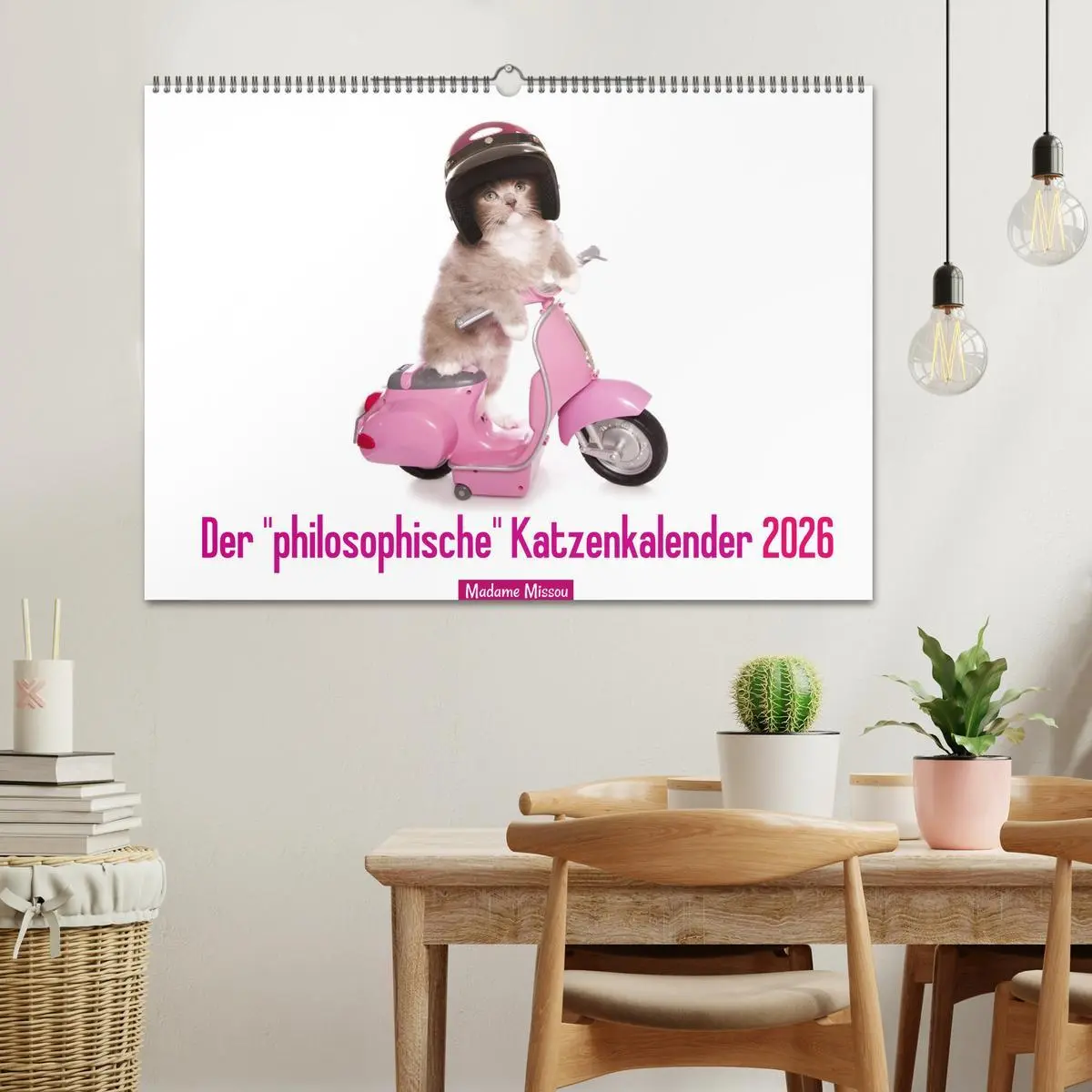 Bild: 9783516068870 | Der "philosophische" Katzenkalender 2026 (Wandkalender 2026 DIN A2...