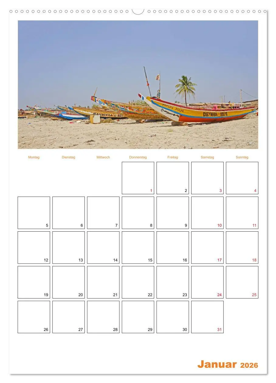 Bild: 9783516378870 | Gambia und Senegal erleben (Wandkalender 2026 DIN A2 hoch),...