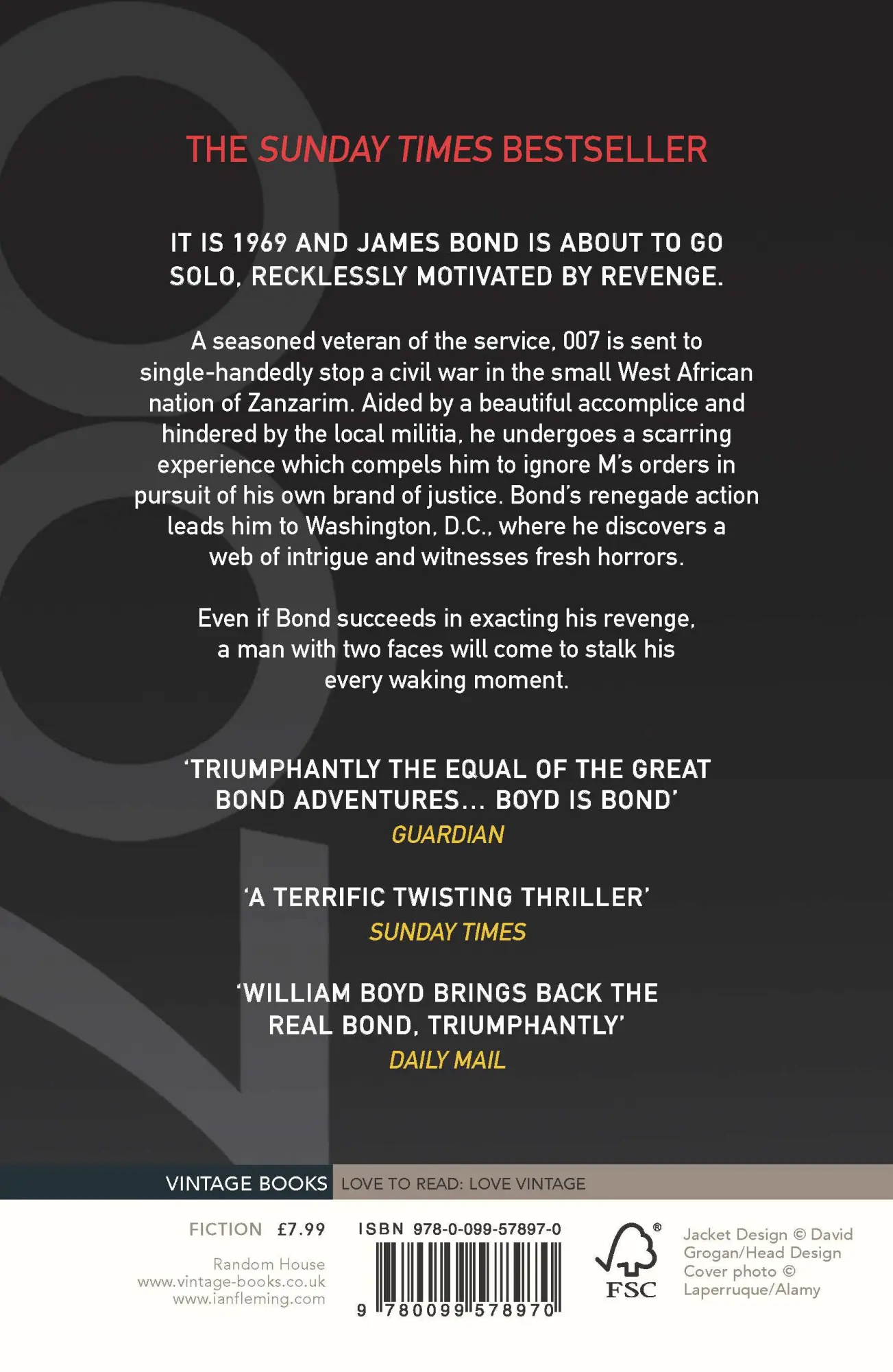 Rückseite: 9780099578970 | Solo | A James Bond Novel | William Boyd | Taschenbuch | Englisch