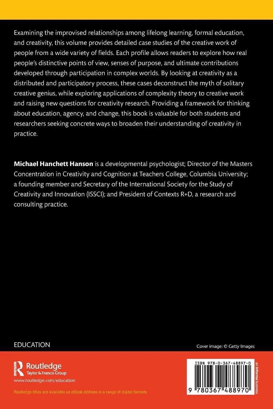 Rückseite: 9780367488970 | Creativity and Improvised Educations | Michael Hanchett Hanson | Buch