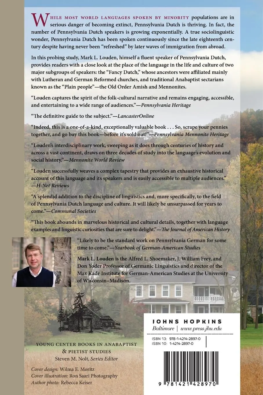 Rückseite: 9781421428970 | Pennsylvania Dutch | The Story of an American Language | Mark L Louden