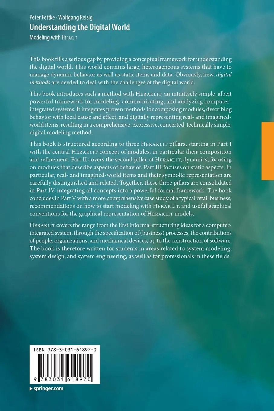 Rückseite: 9783031618970 | Understanding the Digital World | Modeling with HERAKLIT | Taschenbuch