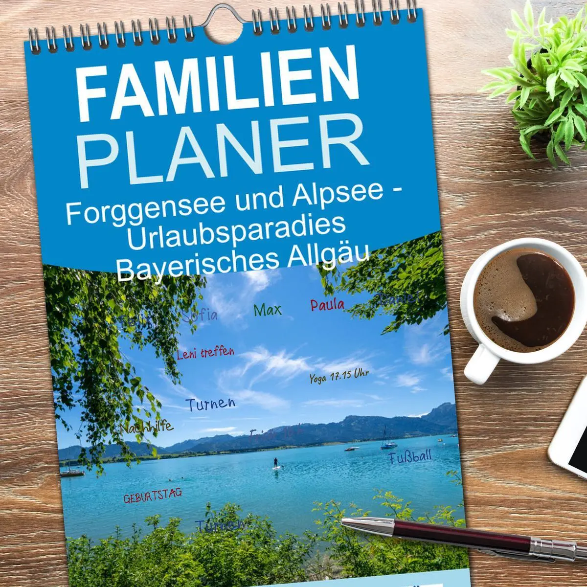 Bild: 9783516508970 | Familienplaner 2026 - Forggensee und Alpsee - Urlaubsparadies...