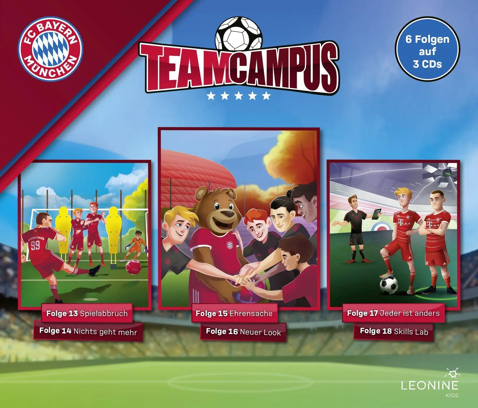 Cover: 4061229269070 | FC Bayern Team Campus (Fußball) Hörspielbox 3 | Audio-CD | 138 Min.