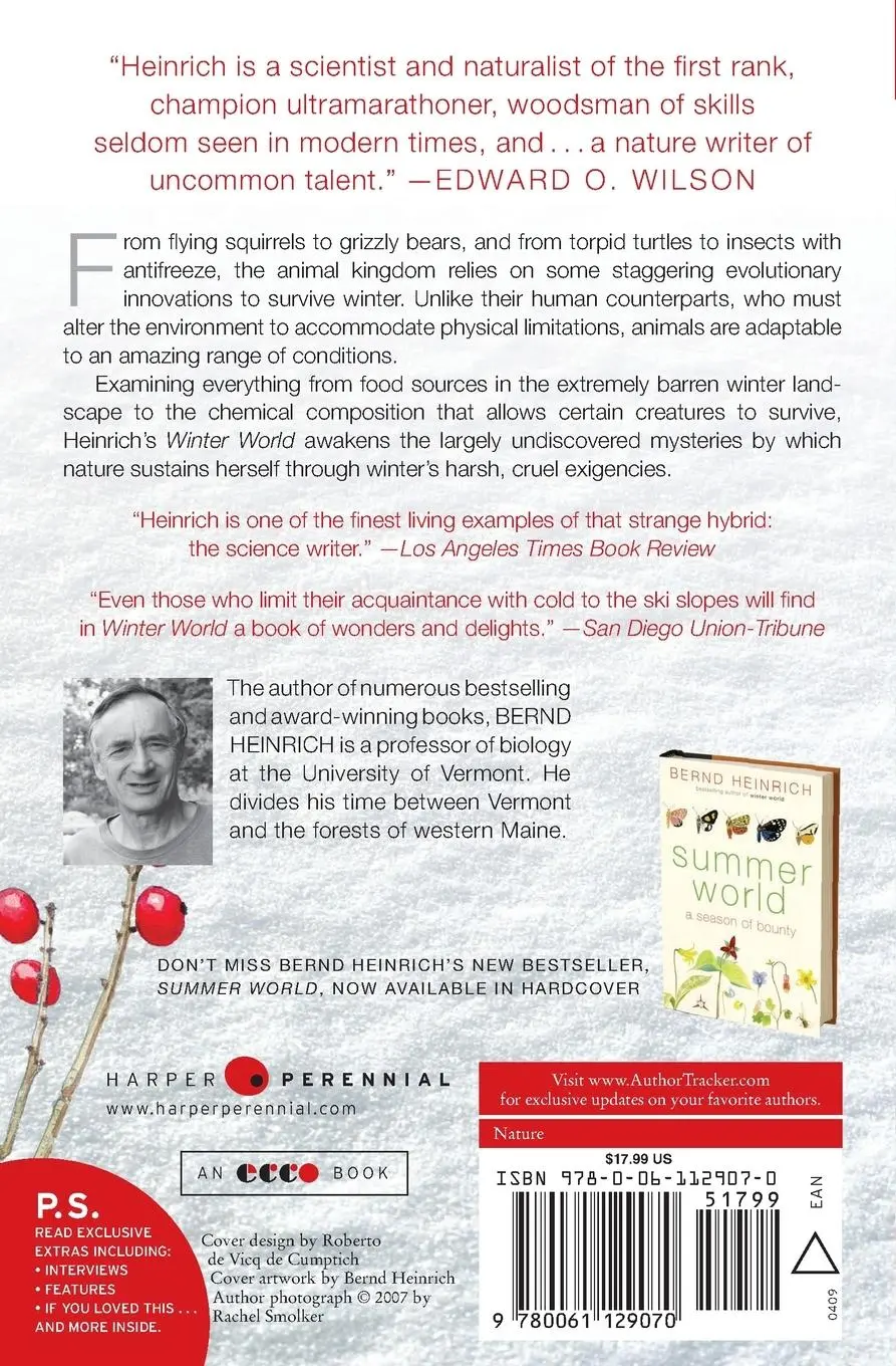 Rückseite: 9780061129070 | Winter World | The Ingenuity of Animal Survival | Bernd Heinrich