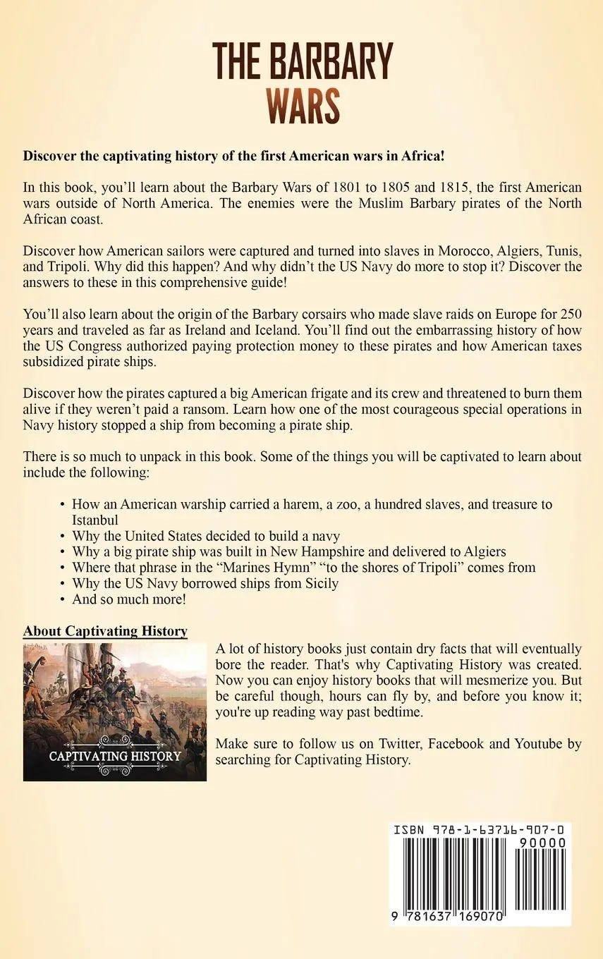 Rückseite: 9781637169070 | The Barbary Wars | Captivating History | Buch | Englisch | 2023