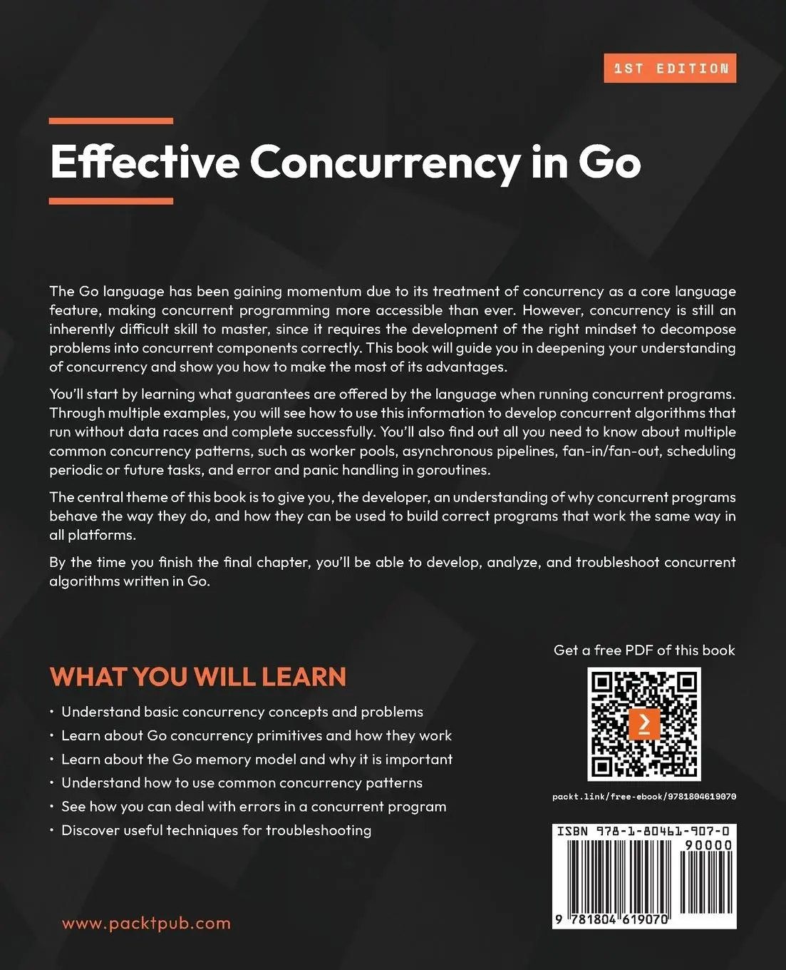 Rückseite: 9781804619070 | Effective Concurrency in Go | Burak Serdar | Taschenbuch | Englisch