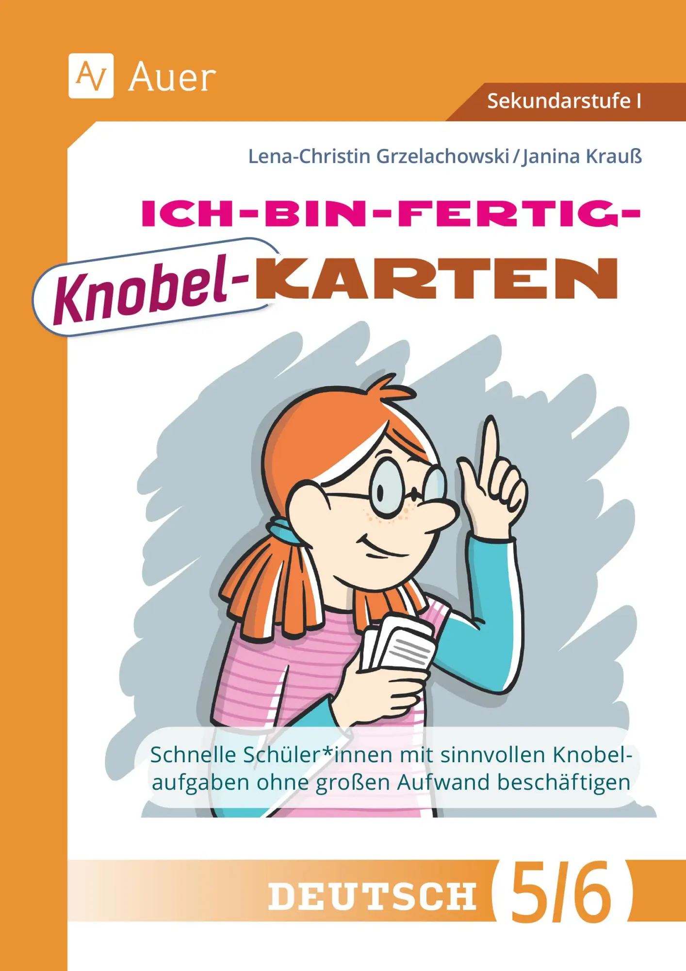 Cover: 9783403089070 | Ich-bin-fertig-Knobelkarten Deutsch Klassen 5-6 | Box | 55 S. | 2025