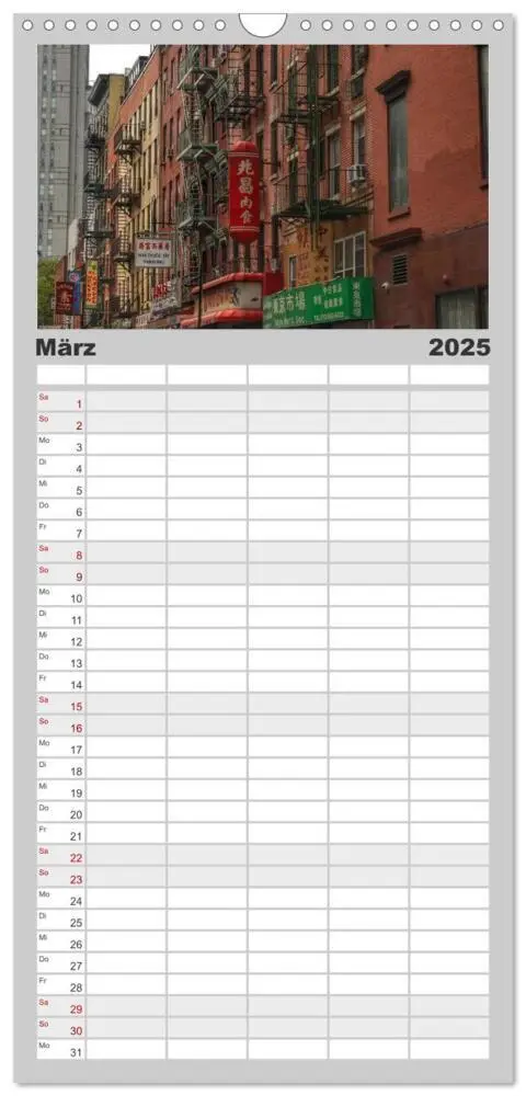 Bild: 9783457099070 | Familienplaner 2025 - Streets of New York - Zu Fuß durch die...
