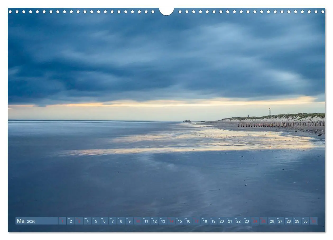 Bild: 9783457929070 | Blåvand - Sonne, Meer und Strand (Wandkalender 2026 DIN A3 quer),...
