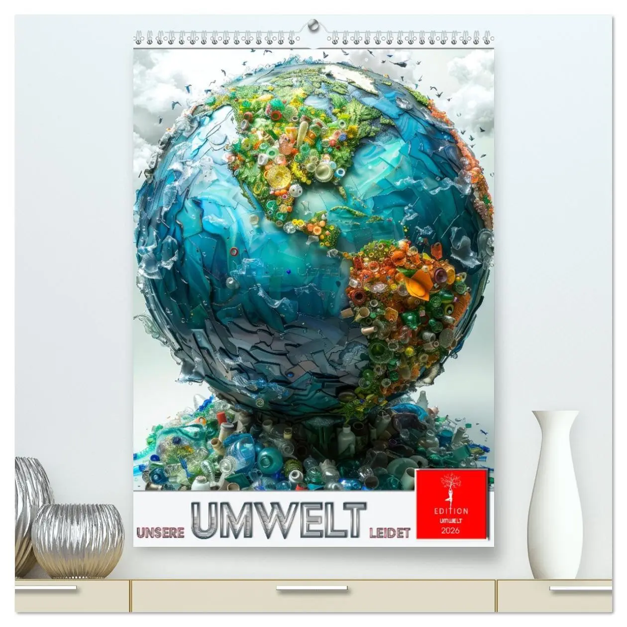 Cover: 9783516259070 | Unsere Umwelt leidet (hochwertiger Premium Wandkalender 2026 DIN A2...