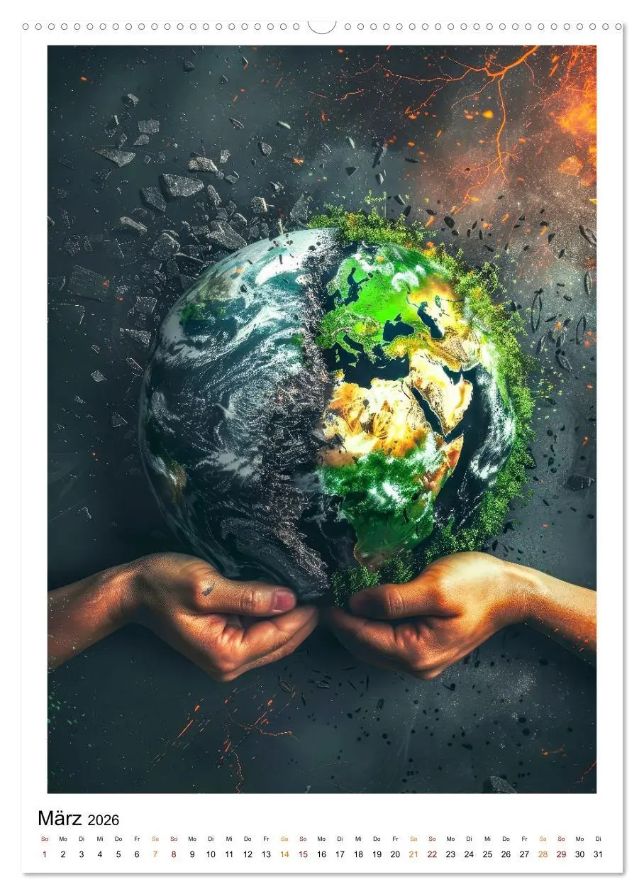 Bild: 9783516259070 | Unsere Umwelt leidet (hochwertiger Premium Wandkalender 2026 DIN A2...
