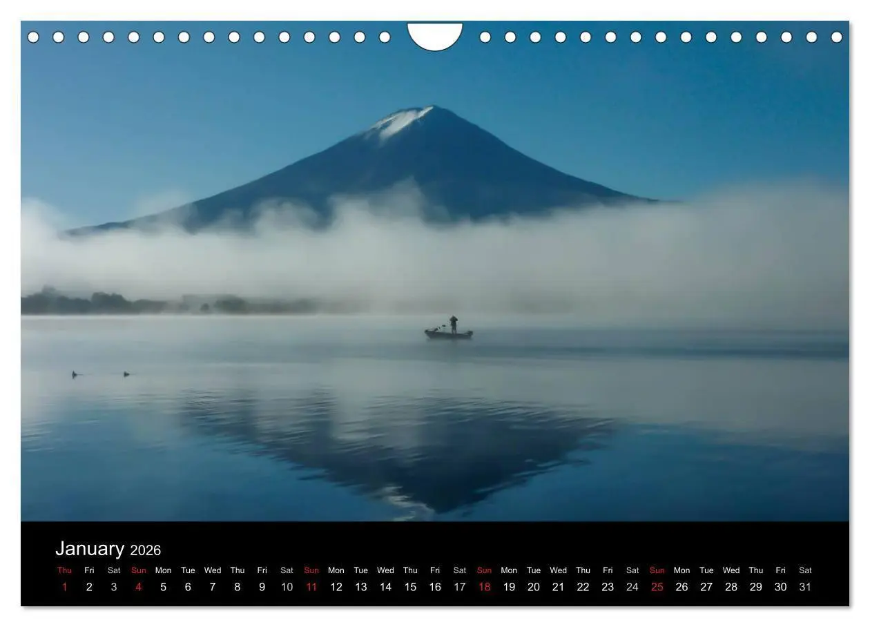 Bild: 9783516569070 | Mt. Fuji 2026 (Wall Calendar 2026 DIN A4 landscape), CALVENDO 12...