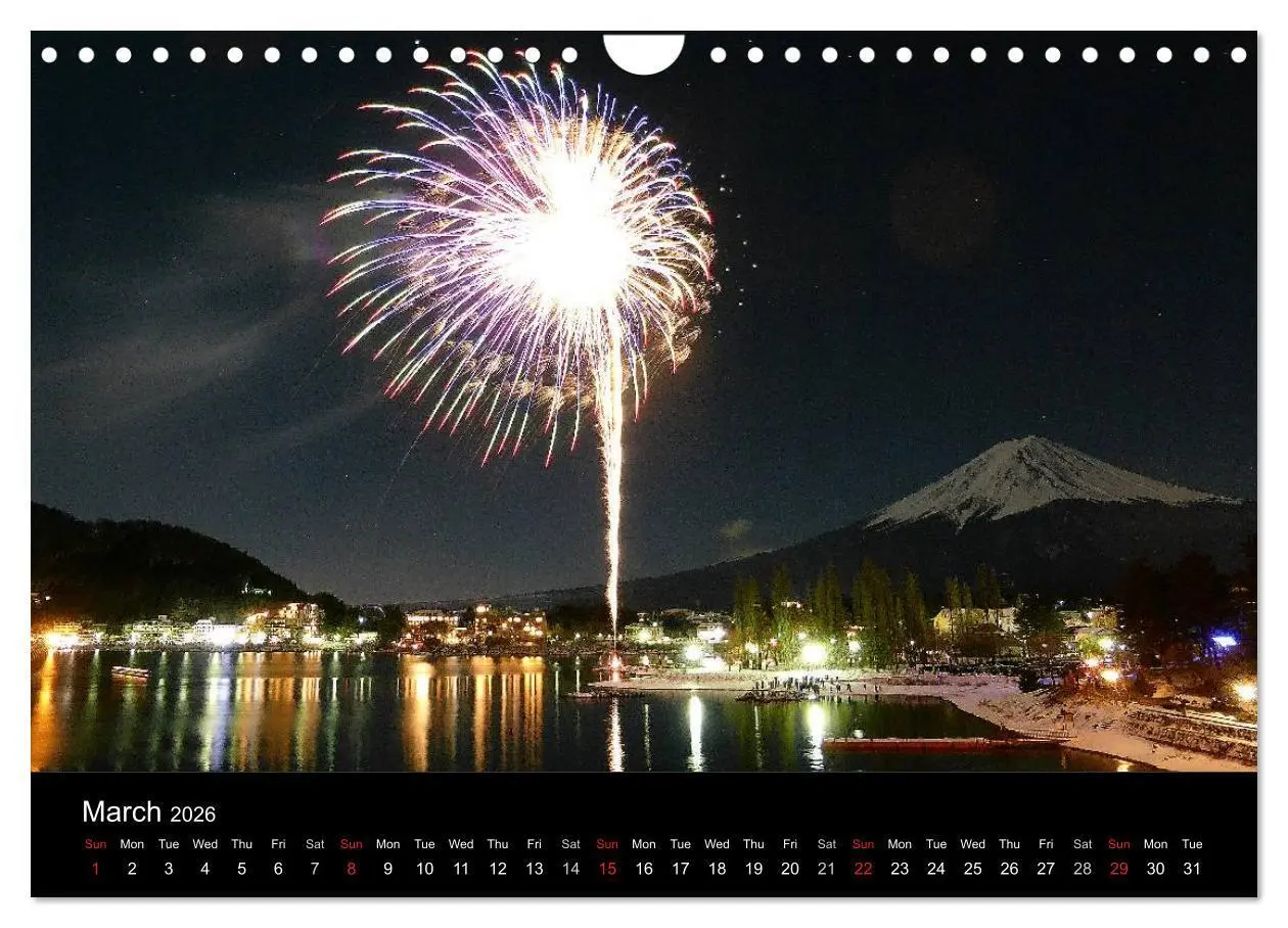 Bild: 9783516569070 | Mt. Fuji 2026 (Wall Calendar 2026 DIN A4 landscape), CALVENDO 12...