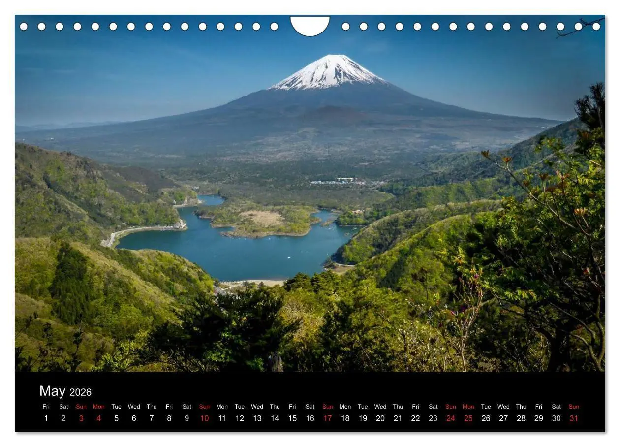Bild: 9783516569070 | Mt. Fuji 2026 (Wall Calendar 2026 DIN A4 landscape), CALVENDO 12...