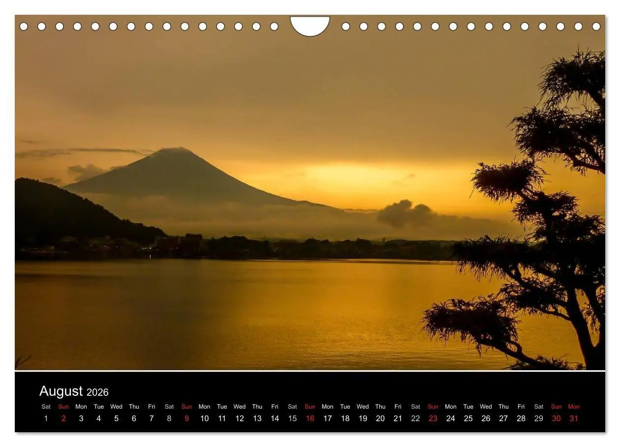 Bild: 9783516569070 | Mt. Fuji 2026 (Wall Calendar 2026 DIN A4 landscape), CALVENDO 12...