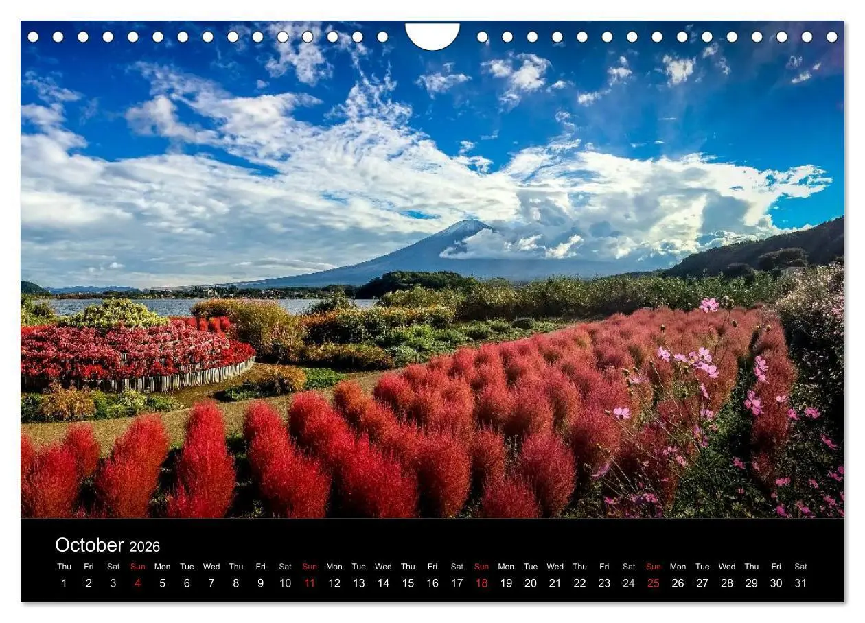 Bild: 9783516569070 | Mt. Fuji 2026 (Wall Calendar 2026 DIN A4 landscape), CALVENDO 12...
