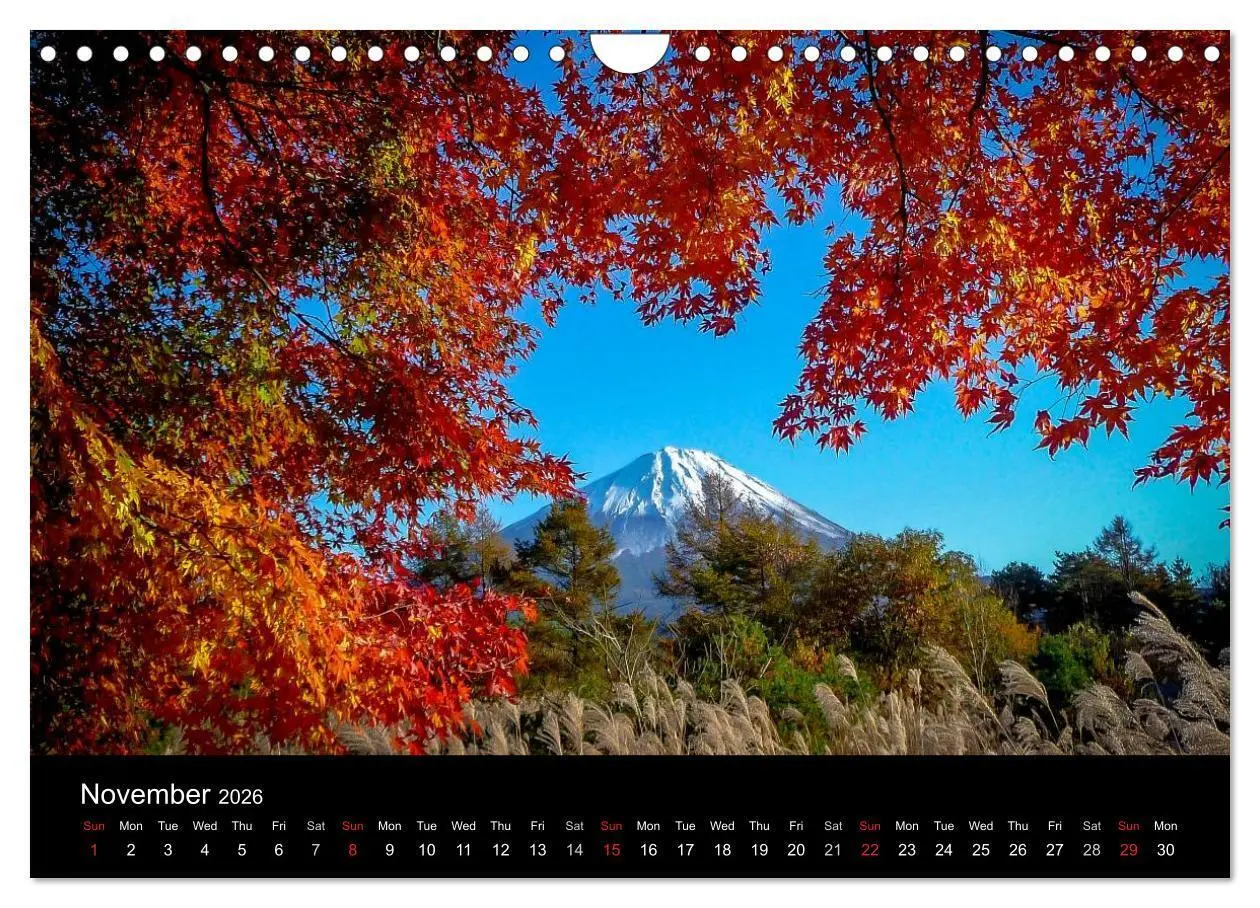 Bild: 9783516569070 | Mt. Fuji 2026 (Wall Calendar 2026 DIN A4 landscape), CALVENDO 12...