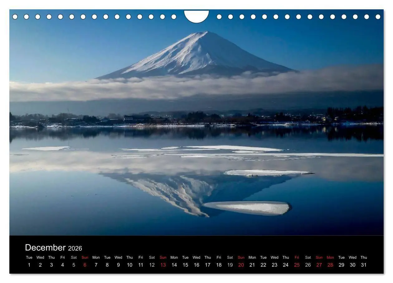Bild: 9783516569070 | Mt. Fuji 2026 (Wall Calendar 2026 DIN A4 landscape), CALVENDO 12...