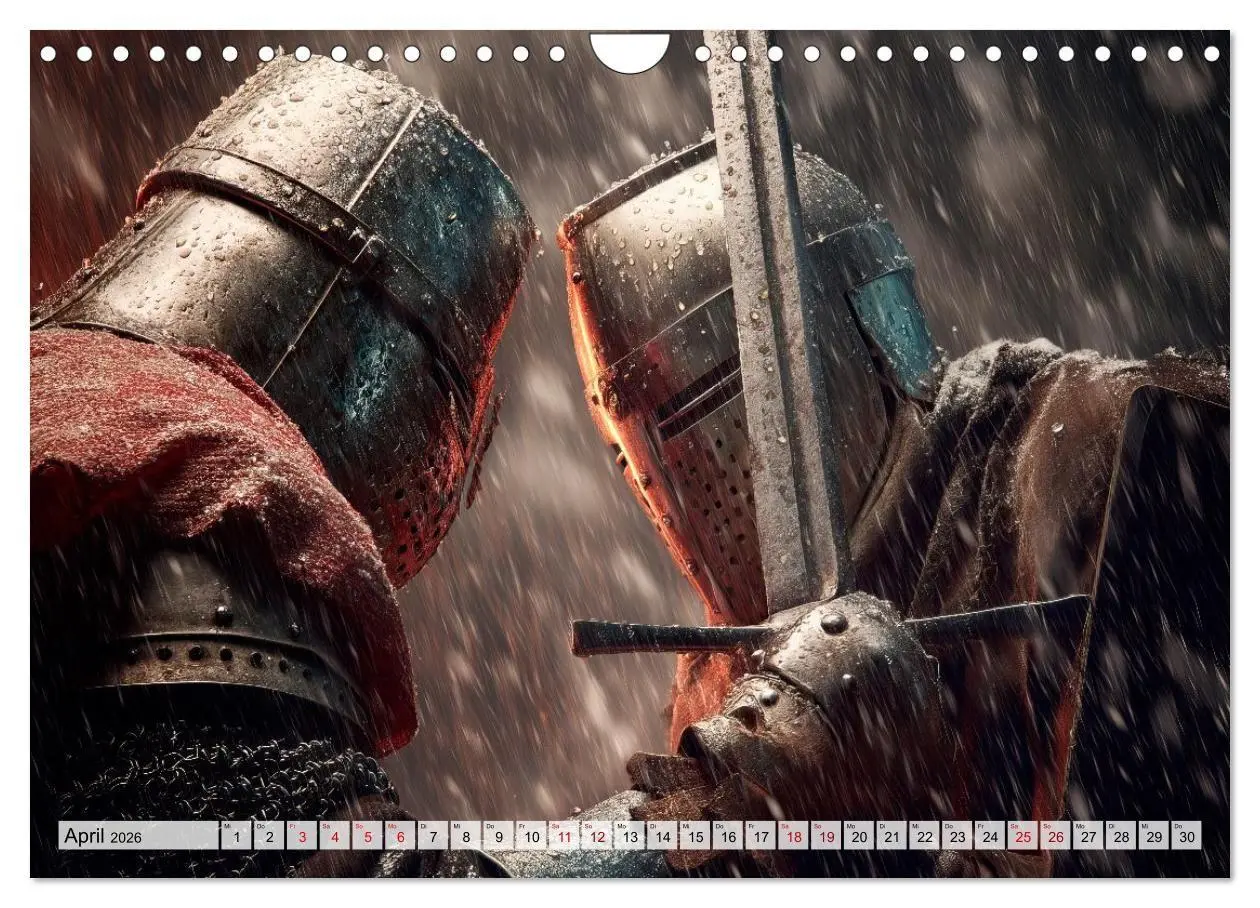 Bild: 9783516709070 | Ritter - Legenden aus Stahl und Ehre (Wandkalender 2026 DIN A4...