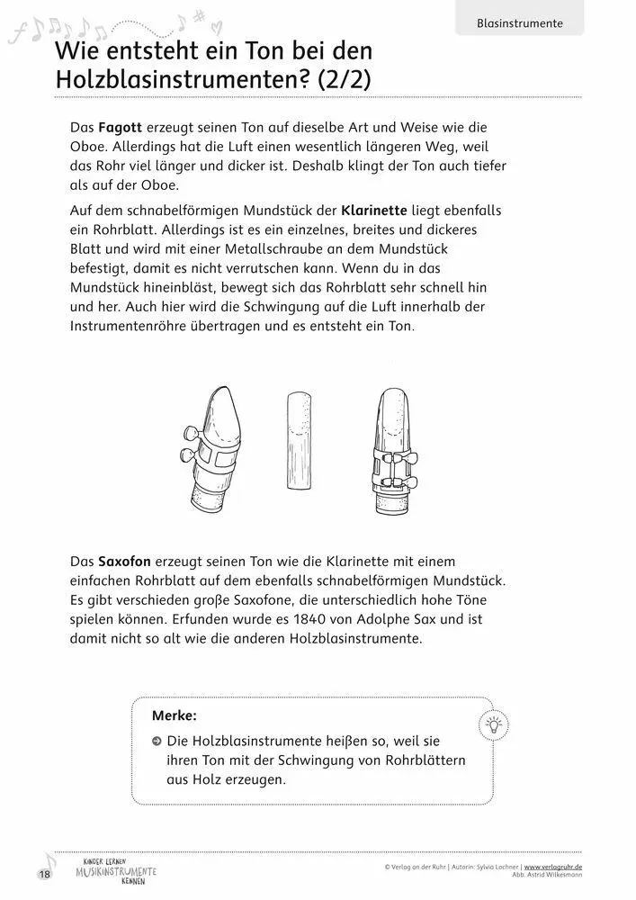 Bild: 9783834669070 | Kinder lernen Musikinstrumente kennen - Klasse 3/4 | Sylvia Lochner