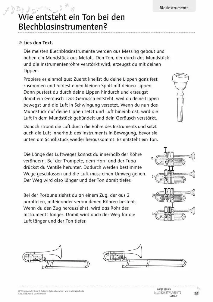 Bild: 9783834669070 | Kinder lernen Musikinstrumente kennen - Klasse 3/4 | Sylvia Lochner