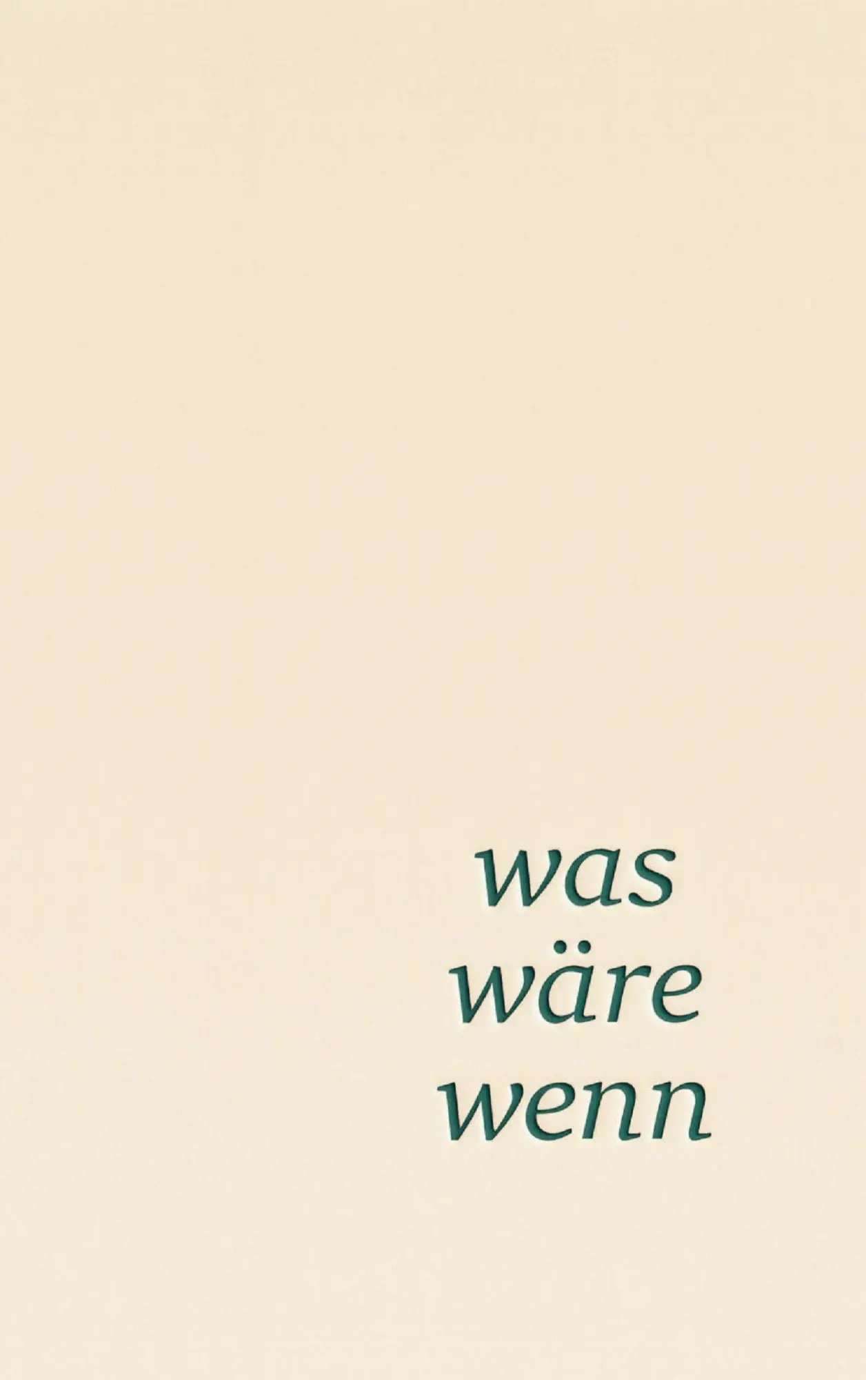 Cover: 9783912189070 | was wäre wenn | Lya Noar | Taschenbuch | 140 S. | Deutsch | 2025