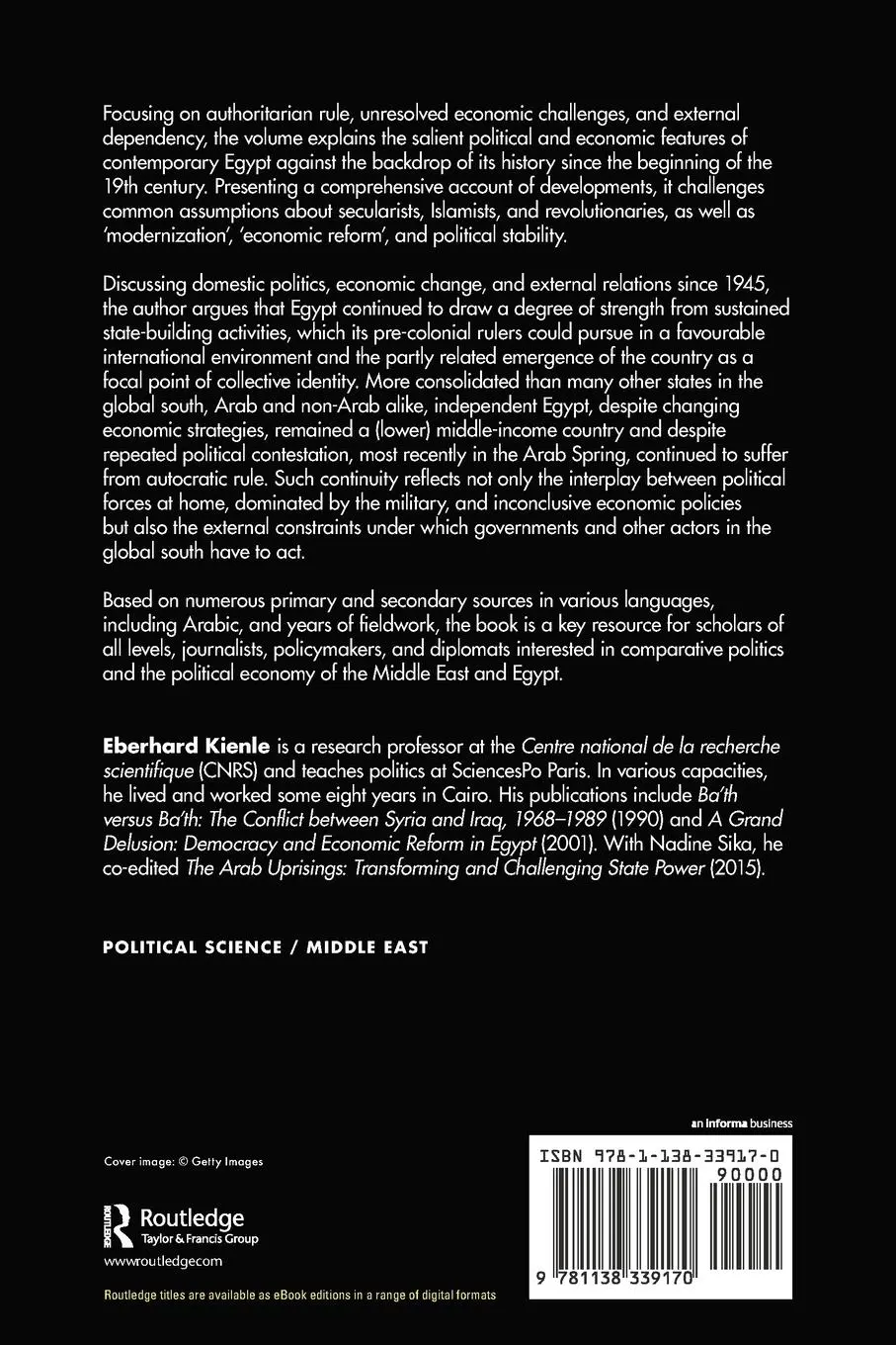 Rückseite: 9781138339170 | Egypt | A Fragile Power | Eberhard Kienle | Taschenbuch | Englisch