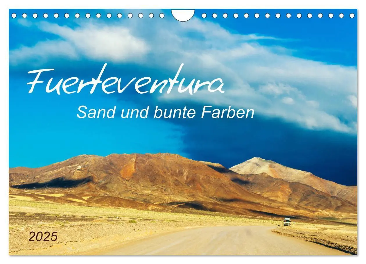Cover: 9783435139170 | Fuerteventura Sand und bunte Farben (Wandkalender 2025 DIN A4...