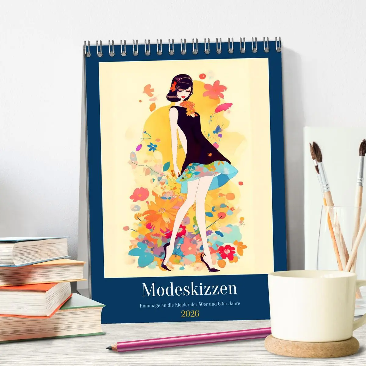 Bild: 9783516319170 | Modeskizzen - Hommage an die Kleider der 50er und 60er Jahre...