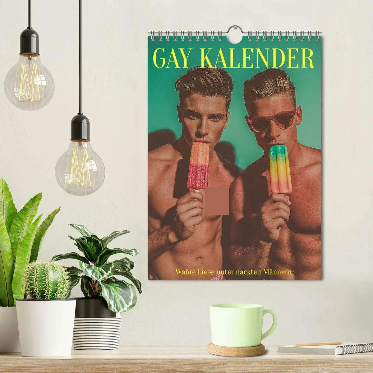 Bild: 9783516629170 | Gay Kalender - Wahre Liebe unter nackten Männern (Wandkalender 2026...