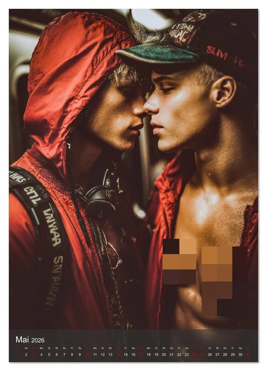 Bild: 9783516629170 | Gay Kalender - Wahre Liebe unter nackten Männern (Wandkalender 2026...