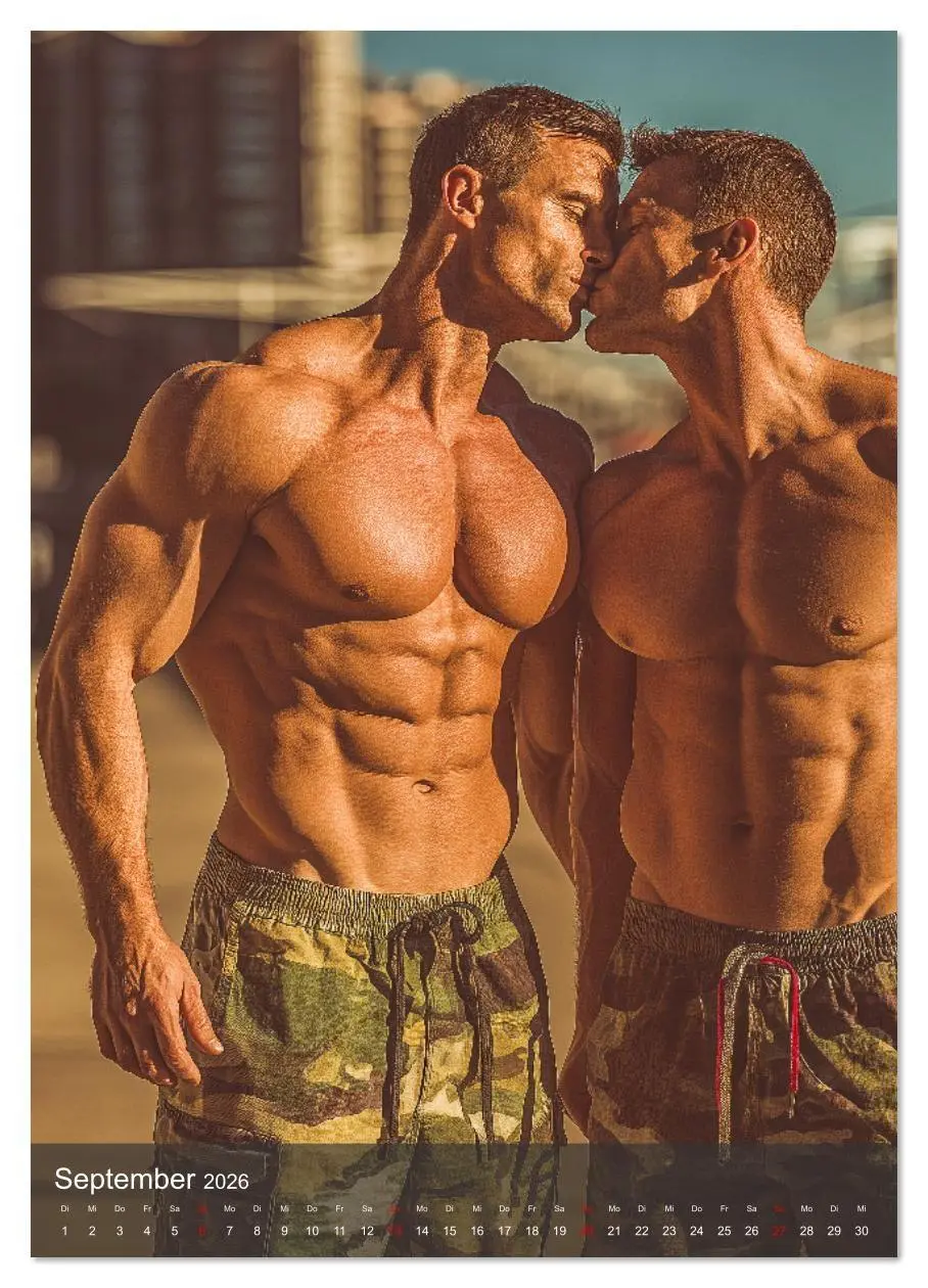 Bild: 9783516629170 | Gay Kalender - Wahre Liebe unter nackten Männern (Wandkalender 2026...