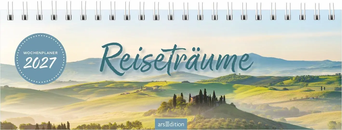 Cover: 4014489139270 | Tischkalender Reiseträume 2027 | Kalender | 128 S. | Deutsch | 2027