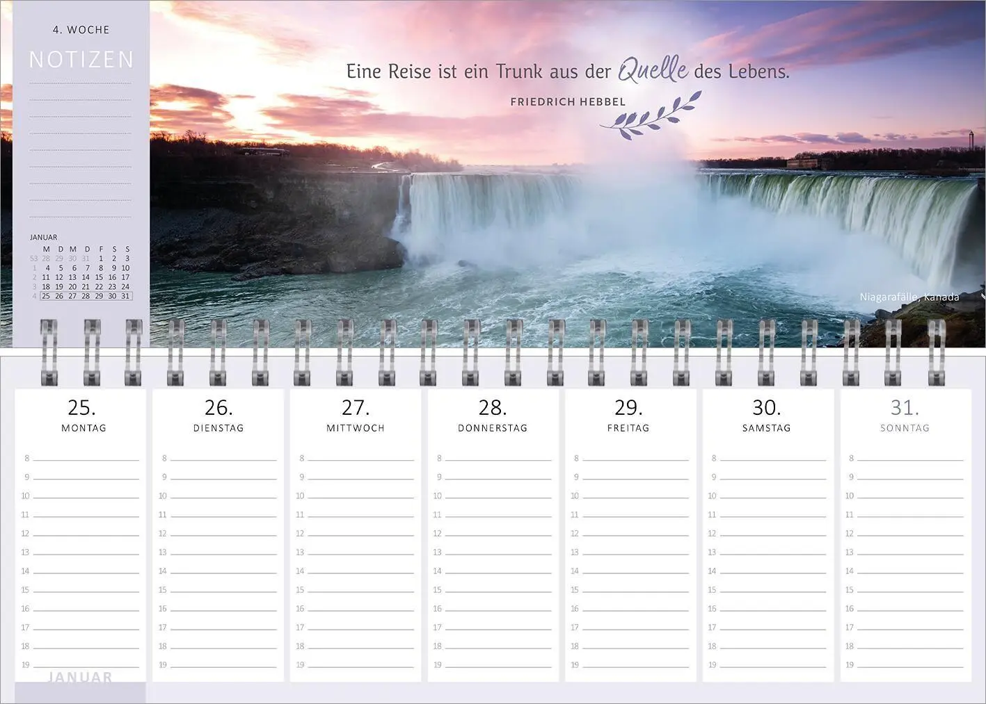 Bild: 4014489139270 | Tischkalender Reiseträume 2027 | Kalender | 128 S. | Deutsch | 2027