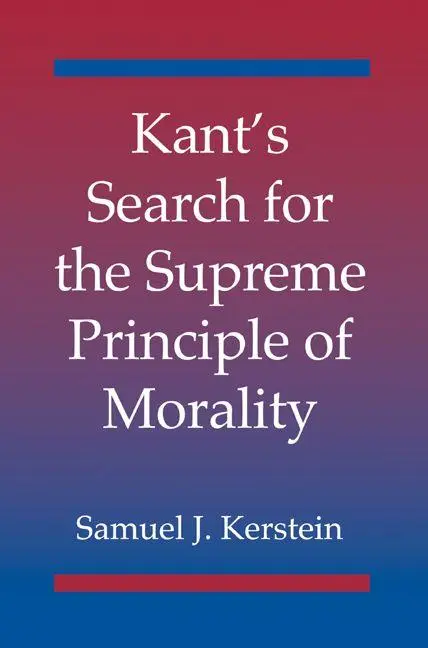Cover: 9780521009270 | Kant's Search for the Supreme Principle of Morality | Kerstein | Buch