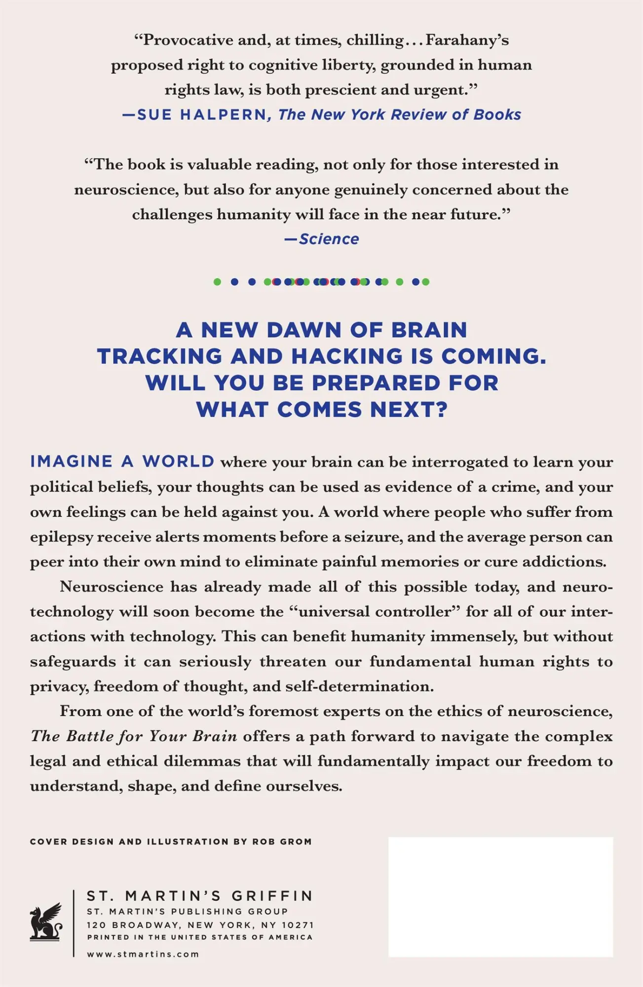 Rückseite: 9781250339270 | Battle for Your Brain | Nita A. Farahany | Taschenbuch | Englisch