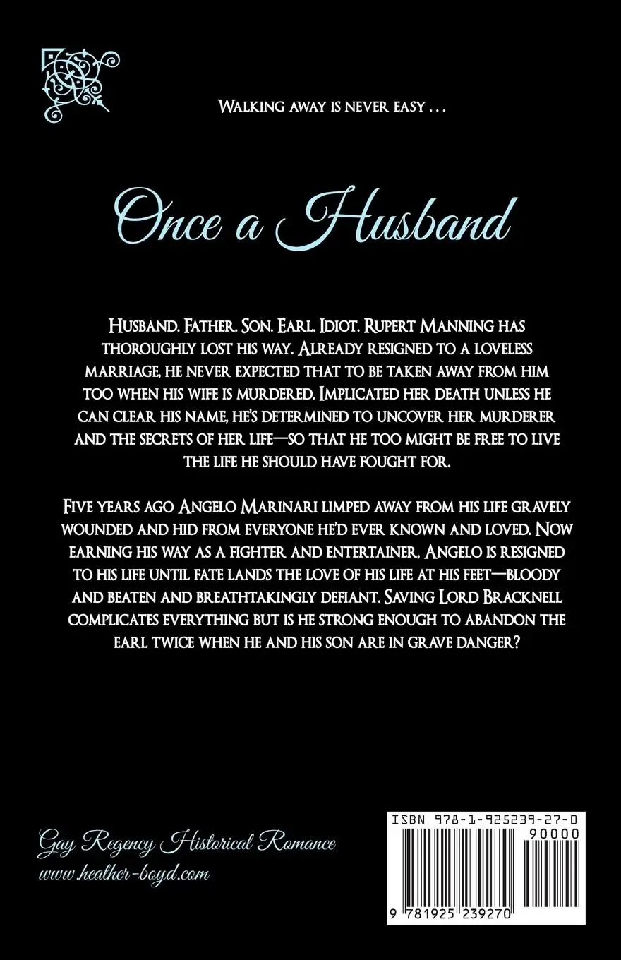 Rückseite: 9781925239270 | Once a Husband | Heather Boyd | Taschenbuch | Hunt Club | Englisch