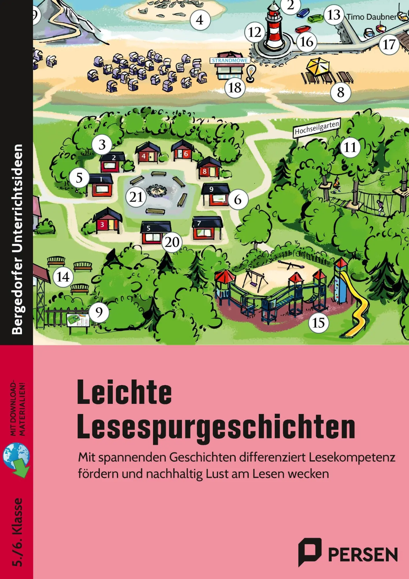 Cover: 9783403209270 | Leichte Lesespurgeschichten 5./6. Klasse - Deutsch | Timo Daubner