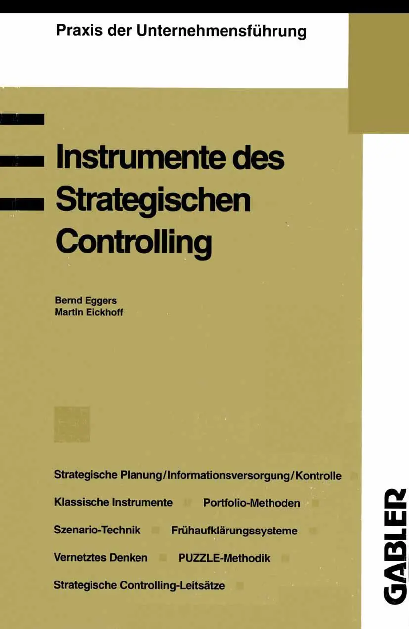 Cover: 9783409179270 | Instrumente des Strategischen Controlling | Martin Eickhoff | Buch