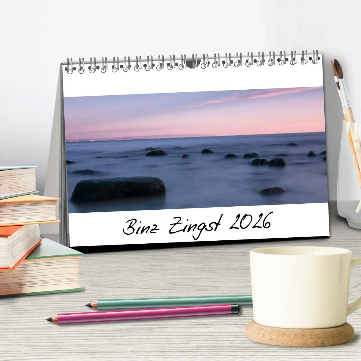 Bild: 9783516169270 | Binz Zingst 2026 (Tischkalender 2026 DIN A5 quer), CALVENDO...