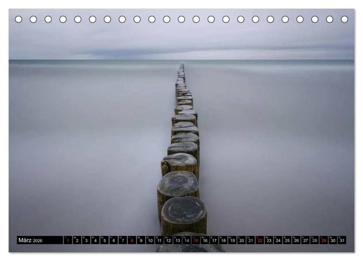 Bild: 9783516169270 | Binz Zingst 2026 (Tischkalender 2026 DIN A5 quer), CALVENDO...