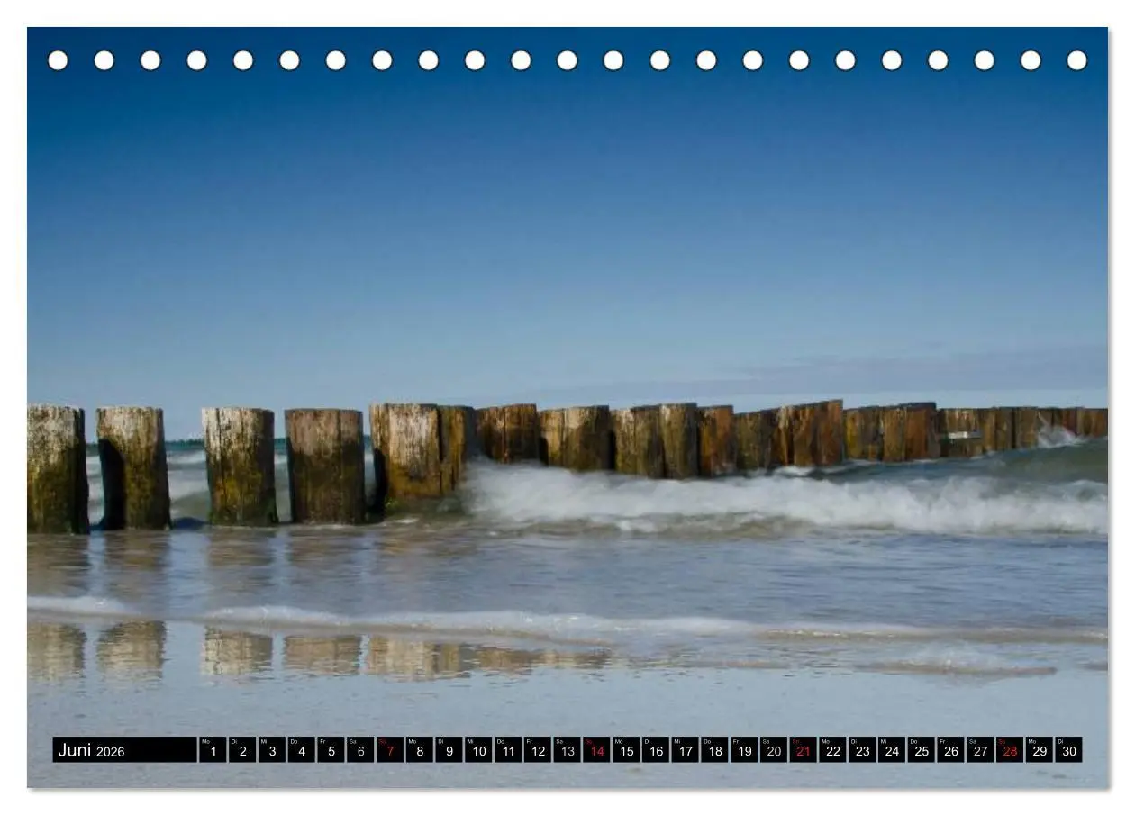 Bild: 9783516169270 | Binz Zingst 2026 (Tischkalender 2026 DIN A5 quer), CALVENDO...