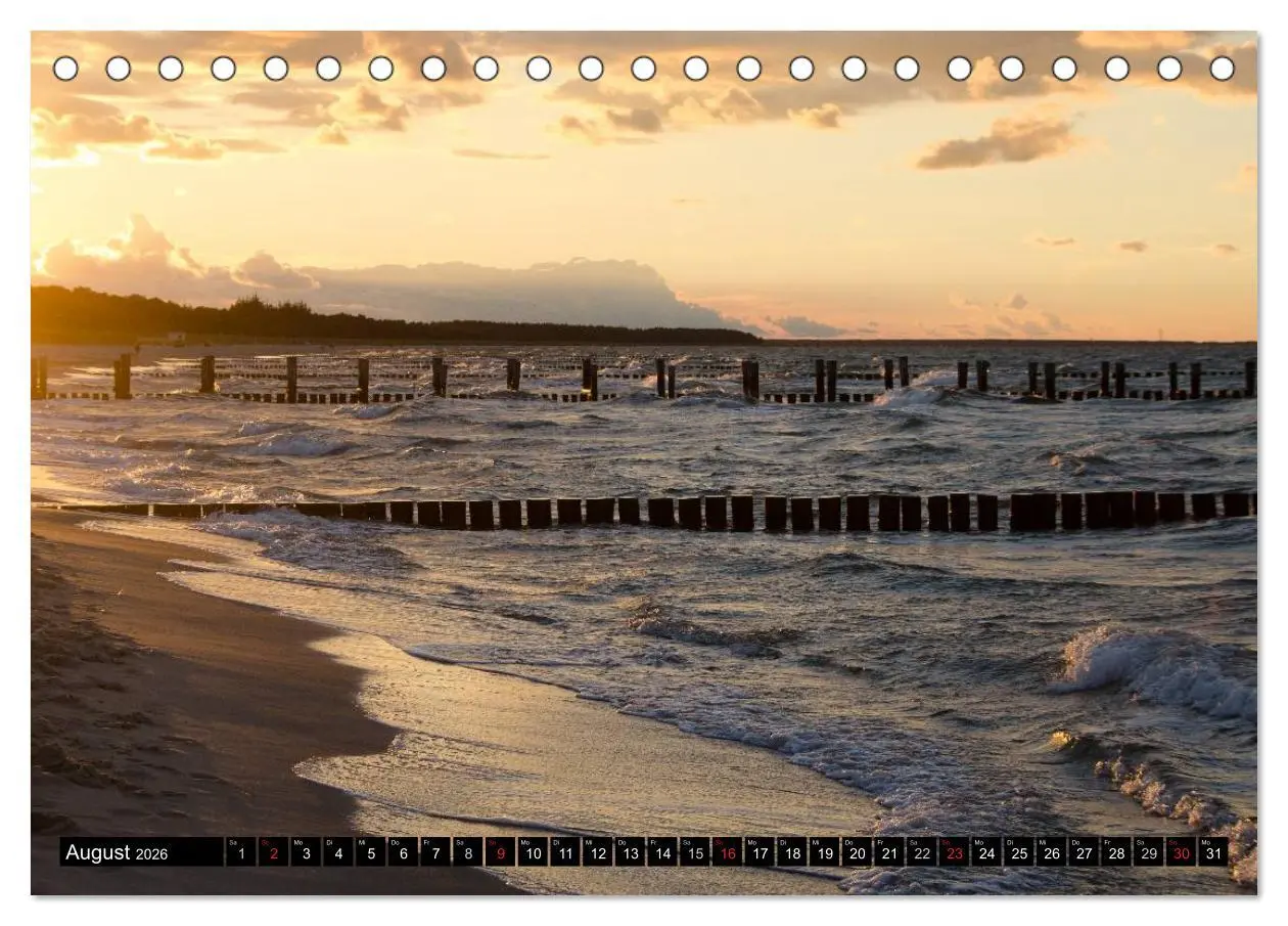 Bild: 9783516169270 | Binz Zingst 2026 (Tischkalender 2026 DIN A5 quer), CALVENDO...